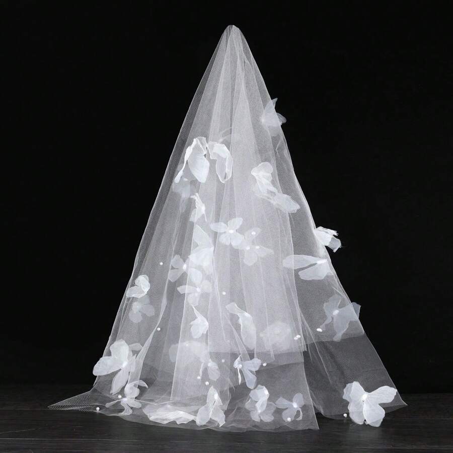 Bridal Headwear - 白色 - 查看 1