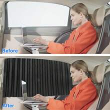 Car Window Shade With Magnetic Design, Effective UV Ray & Glare Protection