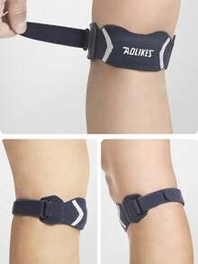 AOLIKES 1pc Knee Braces, Patella Knee Support Strap, Adjustable Patellar Tendon Stabilizer Band, Basketball, Running, Hiking, Volleyball, Tennis Gym Accessories Knee Support - Multicolor - View 12