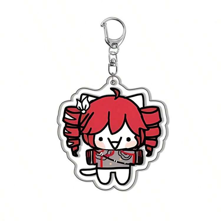 2D Anime Character Model Anime Party Gifts Original Acrylic Key Chain Game Peripherals Aether Lumine Amber Cute Y2K Cartoon Pendant, Suitable For Shoulder Bags And Backpacks And Keys, The Perfect Gift For Fans, Cosplay Party Decoration Pendants Car Pendants Creative Anime Derivatives, Japanese Comic Pendants, Senior Anime Fans Collections, Otaku Series Gifts , Cheap Holiday Gifts - Multicolor - View 4