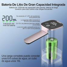 OCCULO Dispensador de Agua Eléctrico, Dispensador de Agua Automatico, 3 Niveles de Salida de Agua, Pantalla TáCtil Inteligente, Doble Uso como Mesa y Cubo, Blanco - Negro - Ver 11