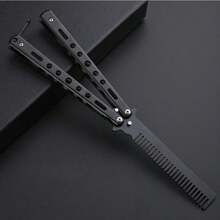 Foldable Butterfly Hair Comb For Outdoor Practice Whipping - Beneficial For Hand Exercises - Suitable As Birthday/Festival Gift