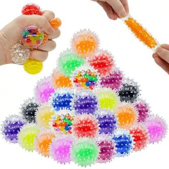 1/10/24/50 pièces Boîte cadeau mystère de jouets antistress aléatoires - jouets à presser en forme de goutte d'eau, jouets anti-stress, cadeaux de fête/Pâques, boîte à bijoux mystère, cadeaux peu coûteux