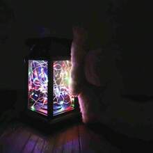 NetHong 2/3PC Party Decor LED Solar Pendant Light, Outdoor Garden Waterproof LED Light, Ambient Decorative Light, Garden Decorative Lighting - Colorful Lights - View 6