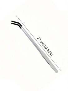 Set di attrezzi in acciaio inossidabile per l'alimentazione di rettili, con testa in gomma - Pinzette per rettili striscianti, adatte per lucertole, lucertole dalla criniera, geco, rane, criceti, tartarughe, pesci, conigli, distributori d'acqua per conigli, mangiatoie, cucchiai per l'alimentazione delicata della bocca, accessori per animali striscianti