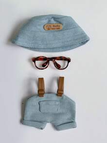 1-4 件适用于 服装配饰、多色围兜裤、夏季帽子、眼镜、靴子或全套 服装，适合 BJD 和大多数娃娃的服装配饰 - 彩色 - 查看 15