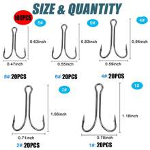 Double Hooks - Fly Tying Double Hooks Classic Frog Hooks 3X Strong Sharp Open Shank High Carbon Steel Barbed Small For Saltwater And Freshwater