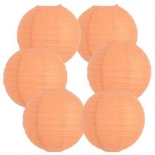 12 件 10 英寸粉彩悬挂纸灯笼装饰粉彩派对用品浅粉色蓝色紫色薄荷绿纸灯笼马卡龙彩虹装饰适用于婚礼生日 - 馬卡龍色 - 查看 14