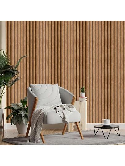 Roll Of Self Adhesive Retro Wood Grain Sticky Wallpaper, Removable Verlichting ed Veneer, Kitchen Binding, Living Room, Kitchen, Bedroom Furniture Renovation Wand ation, Wooden Home ation Paper Stickers Room view 10