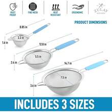 EstiloTendenciaColador PequeñO De Acero Inoxidable Zulay, Eficaz En Forma De Cono Para CóCteles, Té, Hierbas, Café Y Bebidas, Colador De Malla Fina Que Es A Prueba De óXido Y Ideal Como Colador De Té (Plata)Calidad PremiumVersióN Mejorada