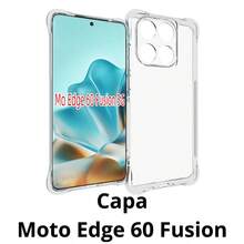 Capa Capinha Case Anti Impacto Transparente Para Moto Edge 60 Fusion - Moto Edge 60 Fusion - Visão 2
