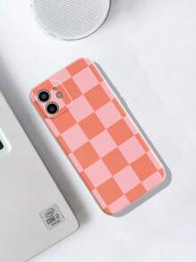 Funda de teléfono a prueba de caídas con patrón a cuadros y perforada, compatible con iPhone 14, iPhone 14 Pro, iPhone 14 Pro Max, iPhone 13, iPhone 13 Pro, iPhone 13 Pro Max, iPhone 11, iPhone 11 Pro Max, iPhone 12, iPhone 12 Pro, iPhone 12 Pro Max, iPhone XR, iPhone 7/8/GS, iPhone XS, y aplicable a iPhone 15, iPhone 15 Pro, iPhone 15 Pro Max, iPhone 16, iPhone 16 Pro, iPhone 16 Pro Max