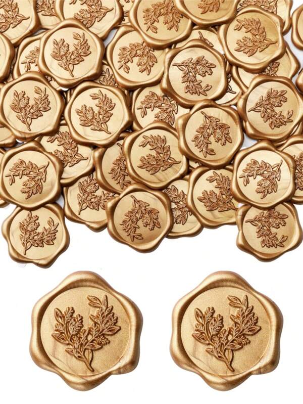 20/30/50/100 piezas Pegatinas de lacre de cera, pegatinas de sello para sobres de invitaciones de boda, sellos adhesivos para sobres, perfectos para bodas, invitaciones, sobres, envoltorios de regalos, Navidad