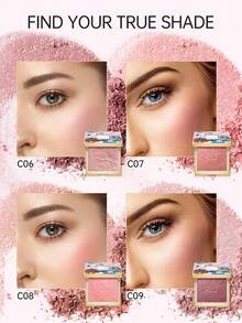 CATKIN 粉状腮红，自然透亮，柔滑易晕染，烘焙腮红盘 C07 Limerence - C07 Limerence - 查看 9