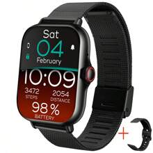 Eytlptoc Smart Watch With Wireless Call And Message Receiving, Multi-Function Sports Watch For Running And Hiking, 1.85-Inch Large Touchscreen, 250mAh Battery, Compatible With Android And IOS Phones, Fashionable Unisex Design