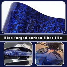 Miếng dán sợi carbon rèn màu đen đỏ tím xanh bóng cao cấp cho xe ô tô miếng dán phim vinyl dán thân xe - Một cỡ - Xem 5