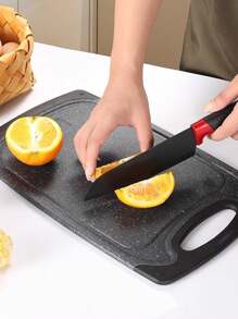 1/3pcs Marble Cutting Board Set Thickened Cutting Board Cutting Meat Board Kitchen Preparation Board Cooked Food/Raw Food Separation Household Fruit Cutting Board Preparation Board Plastic Cutting Board, Kitchen Supplies