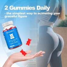 Hip Butt Gummies, Multivitamins And Maca, Support Butt Enlargement, 60 Gummies - 1 chai - Xem 3
