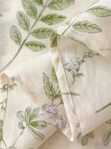 1 bộ gồm các họa tiết hoa, lá, tươi tắn và đơn giản, chất liệu thoáng khí, chống xù lông, dùng cho nệm, ga trải giường và mũ, dành cho bé trai và bé gái, học sinh, trang phục ký túc xá, cỡ giường đơn, giường đôi, giường cỡ Queen và giường cỡ King. - màu xanh lá - Xem 8