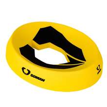 1 pieza Soporte redondo negro para casco de motocicleta, almohadilla de servicio tipo dona, soporte multifuncional para casco de motocicleta, soporte para casco de motocross de protección completa o media, accesorio de motocicleta antideslizante - Multicolor - Ver 8