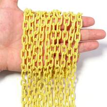 10pcs/Pack Colorful Acrylic Chain, DIY Jewelry Accessories, Necklace Chain, Eyeglasses Chain, Mask Chain - Multicolor - View 19