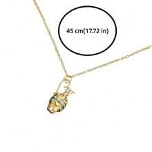 Retro Bottle Necklace Plated Pendant Bohemian Beach Necklace Vintage Neck Jewelry Women's Collarbone Chain Summer
