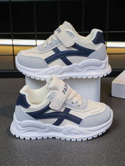 1 par de zapatos deportivos para niños 2025 Nuevos zapatos casuales para niñas, adecuados para actividades en el campus y viajes diarios, zapatos para correr, tenis para niños