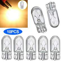 5Set (10pcs/Set) T10 WHITE For Halogen 501 Globe Car Interior Side Light Wedge Bulb Lamp - White - View 2