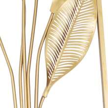 Golden Leaf Wall Hanging Decor, Metal Wall Art Decor, 2Pcs Modern Wall Hanging Decorative Wall Jewelry For Living Room Offices, Home Decoration Christmas Decorations Home Christmas Gifts Christmas Decor