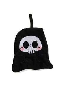 1pc Creative Skull & Ghost Design Hand Towel, Hanging Decorative Hand Towel For Kitchen, Bathroom, Room, Absorbent & Easy To Clean, Personalized Towel Back To School Dish Cloths Kitchen Towel - Multicolor - View 17