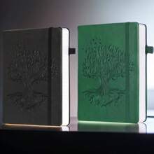 1 Stück A5 Lebensbaum Tagebuch Notizbuch, 366 nummerierte Seiten Journale zum Schreiben, Hardcover Notizbuch für Frauen Männer, 14,6 cm x 21,3 cm, für Arbeit Reise Büro Schule, Schulanfang