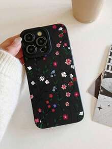 Funda para phone (1 unidad), diseño floral retro, compatible con phone X/XS, XS Max, 11, 12, 13, 14, 15 y 16. - Multicolor 6 - Ver 5