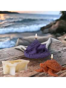 1-Piece Turtle Series Silicone Mold For DIY 3D Turtle Scented Candles, Gypsum Diffuser Stone Decorations, And Handmade Soap Making