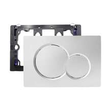 Dual Flush Operation Panel Compatible With Geberit 115.770.11.5 Sigma01 Series, Suitable For Concealed Tank UP300 / UP320 / UP720