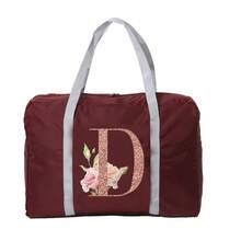 旅行包 折叠行李包 飞机包 单肩包 姓名首字母图案 大容量收纳袋 防水防潮行李袋 手提包 收纳包 毛巾 衣物收纳袋 假日旅行用品 学生周末包 瑜伽健身包 学校包 学校用品 学校用品 - 酒紅色 - 查看 25