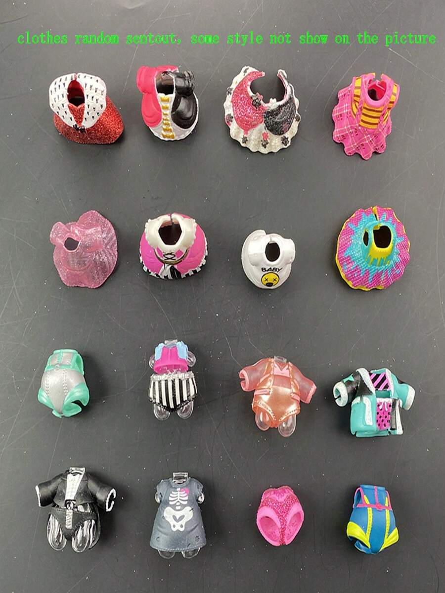 5/10pcs Original Lol Clothes Accessories Dress Suit For LOL 8 Cm Big Dolls Playing Toy Gifts