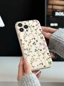 Funda para phone (1 unidad), diseño floral retro, compatible con phone X/XS, XS Max, 11, 12, 13, 14, 15 y 16. - Multicolor 5 - Ver 2