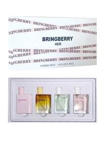 4PCS Mini Perfume Sets, Burberr_y Her Elixir De Parfum Grapes&Litchi&Strawberry&Cream Scent For Men& Women, (30ml/1fl.Oz.)Blossom Perfume Long Lasting Fragrance For Vacation, Suitable For Party,Mother's Day Gift, Daily Life, Dating - 30ml*4pcs - View 3