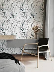 1 Roll 1m/3m/5m Retro Tree Branches Minimalist Wallpaper, Suitable For Home Renovation, Room Decoration, Cabinet Refurbishing, Bathroom Decoration, Vinyl Wall, DIY, Waterproof, Anti-Fouling, Aluminum Foil Wallpaper, Opaque, Good Ductility, Easy To Clean, Self-Adhesive Wall Paper, Wallpaper, Wall Decals - Multicolor - View 7