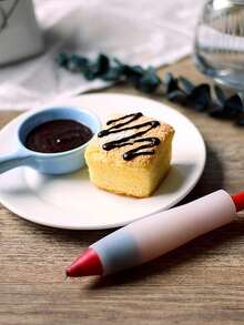 1PC/2/3PCS 蛋糕装饰笔、奶油绘画笔、烘焙喷嘴、烘焙刷、装饰笔、装饰工具、烘焙工具、厨房用品 - 紅色 - 查看 7