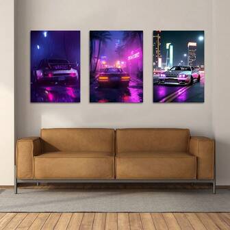 1 pieza/Set de 3 piezas Arte moderno, álbumes de música de cantantes, regalos ideales para dormitorios, salas de estar, pasillos, pinturas murales, decoraciones de pared, decoraciones de otoño, decoraciones de pared, decoraciones de habitación Pósteres de arte de pared, SIN Marco/Con Marco