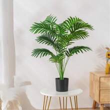 82 cm, 18 Stück hohe künstliche Bananenblätter mit Stielen, Imitation einer Paradiesvogelpalme, künstliche Blätter, tropische Pflanze, grüne Blätter, Blumen, Dschungel, Strandparty, Haus, Garten, Dekoration, Hochzeitsdekoration, ohne Blumentopf