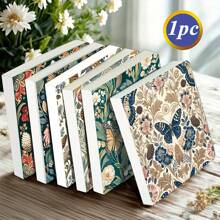1pc, 200pages, Sketchbook, Butterfly Portable Travel Sketchbook, Blank Picture Book, Artwork, Hand Drawn DIY, Thick Notebook,Planning And Artistic Creation, Suitable For Colored Pencils,Charcoal Pencils, Markers,And Perfect Gift,Back To School,School Supplies