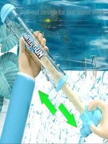 Pistola de agua de alta capacidad y alcance, cañón de agua dispersivo, adecuado para rafting, batallas de agua y otros deportes acuáticos