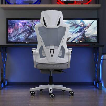 Silla Oficina Ergonomica Con Respaldo Ajustable Reposa Pies