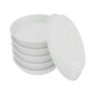 6 Packs Plant Saucer, 4 6 8 10 12 Inch Plant Tray Flower Pot Saucer Round Pallets For Indoors And Outdoor, Plant Container Accessories