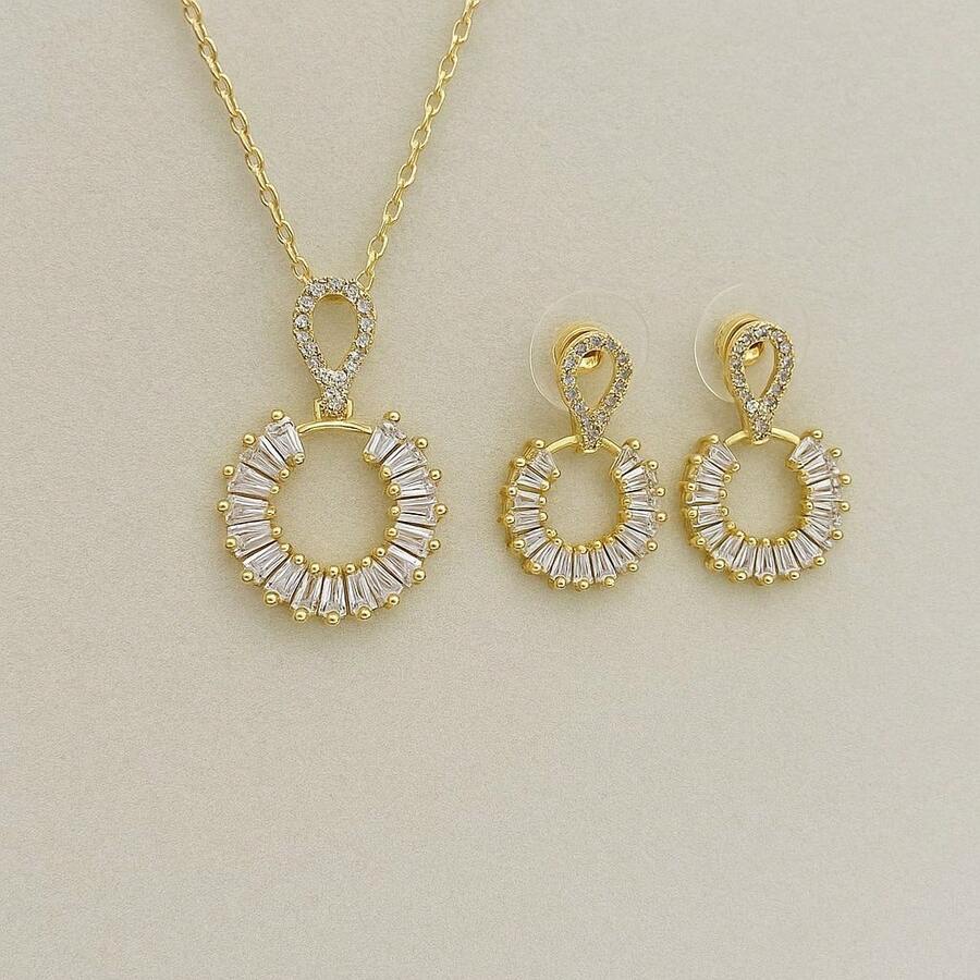 Set de collar ideal para regalo - oro - Ver 1