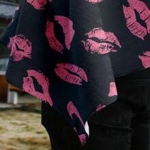 1 Stück Leoprint rosa Lippen Design Strandtuch, Großer Stranddecke, Outdoor Strandmatte, geeignet für Damen und Herren, Reiseessentiell für den Strand, super weiches Mikrofasertuch, Stranddecke Strandessentiell