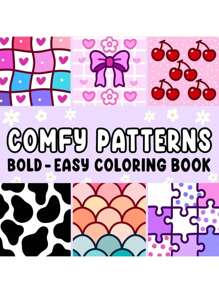 "Cute & Groovy" "Food Drink & Sweets" "Cozy & Cute" "Comfy Patterns" | Puzzle & Stress Relief | Adult Coloring Book | Features Simple Adorable Pet Illustrations And Cozy Scenes Of Daily Items, Dessert Baking, Cute Drinks, Etc. | Exquisite Patterns With Clear Lines. Coloring Book | Perfect As Father's Day, Graduation Season, And Children's Birthday Gifts.,Back To School,School Supplies