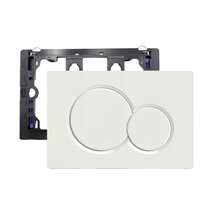 Dual Flush Operation Panel Compatible With Geberit 115.770.11.5 Sigma01 Series, Suitable For Concealed Tank UP300 / UP320 / UP720